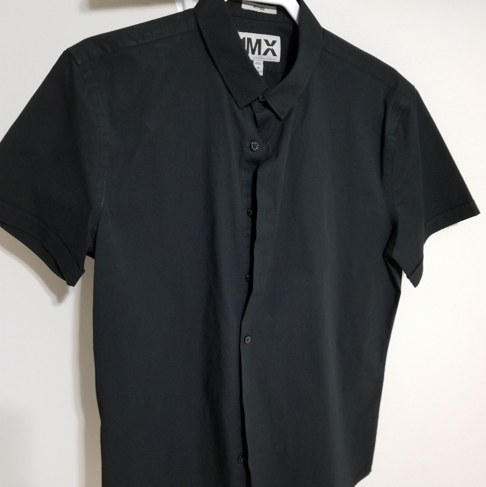Express men's 1MX fitted short sleeve  black L